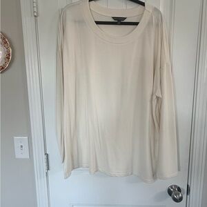 Banana Republic Soft Cream Long Sleeve Tee